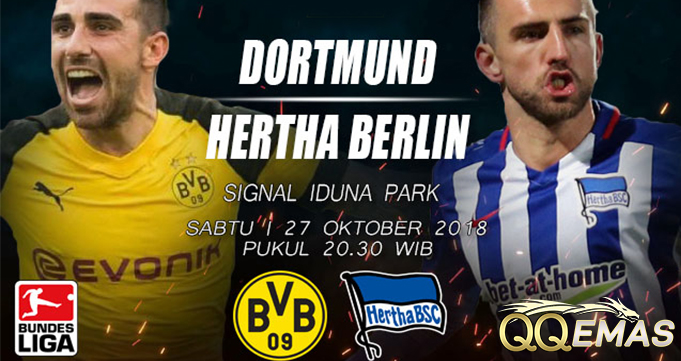 Prediksi Bola Dortmund Vs Hertha Berlin 27 Oktober 2018