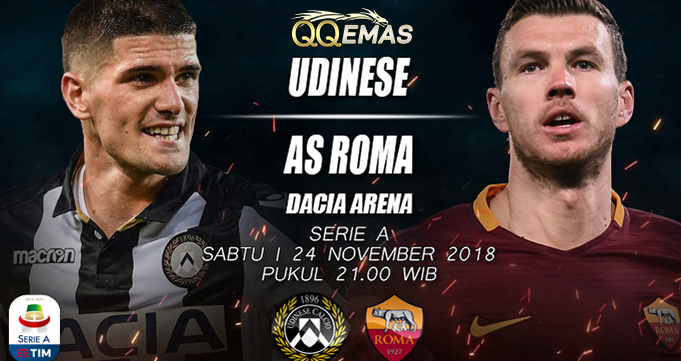 Prediksi Bola Udinese Vs Roma 24 November 2018