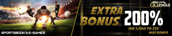 extra bonus 200% sportsbook dan slot