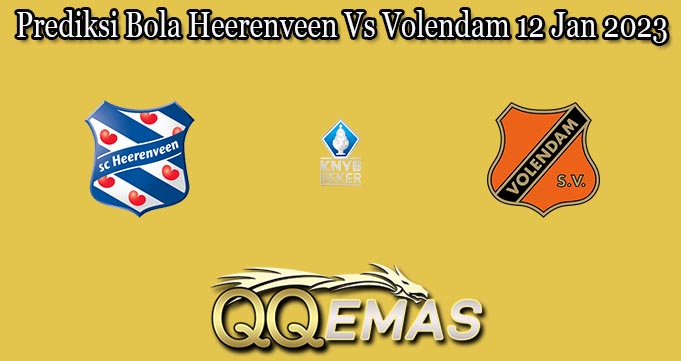 Prediksi Bola Heerenveen Vs Volendam 12 Jan 2023